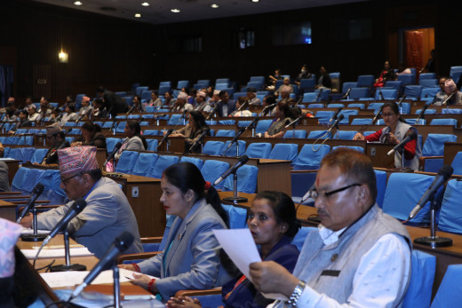 प्रतिनिधि सभामा दुई मन्त्रालयको विनियोजन शीर्षकमाथि छलफल